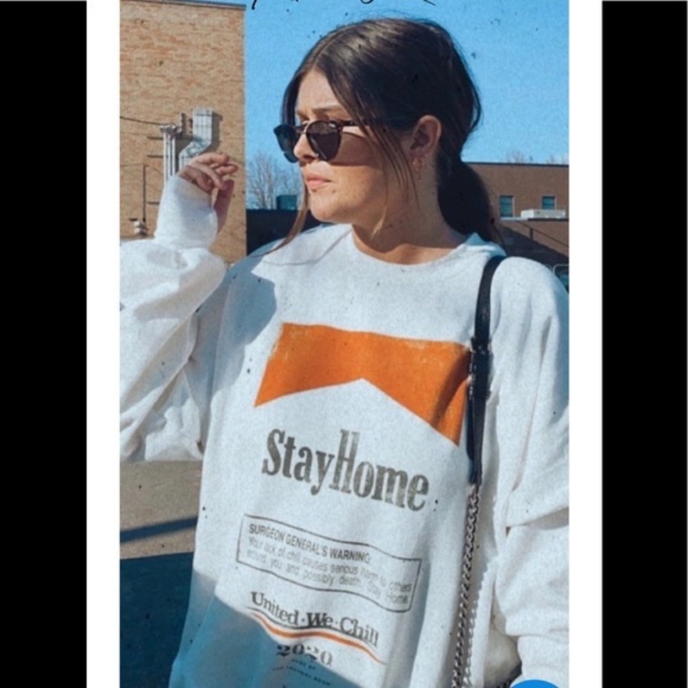 The Laundry Room Stay Home United We Chill 2020 Sweatshirt